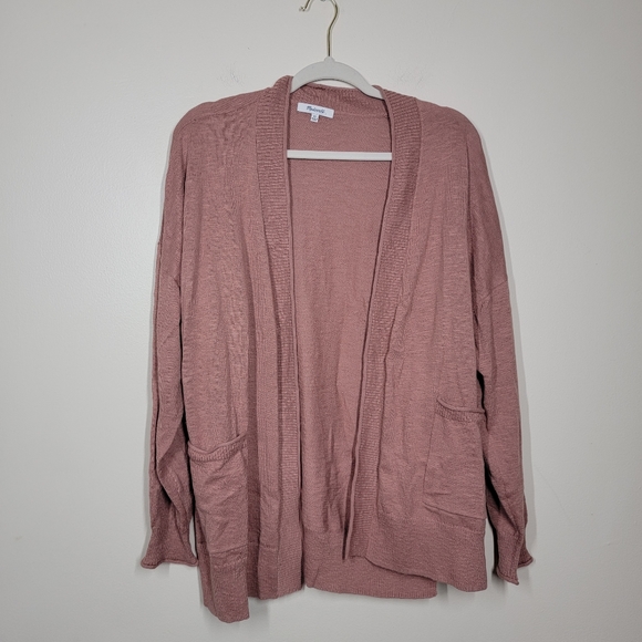 Madewell Sweaters - Madewell open front cardigan mauve size XL